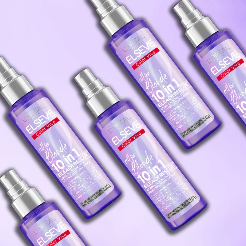 „L'Oréal Paris Elseve Color-Vive“ nenuplaunamas purškiklis visiems šviesių plaukų tipams
