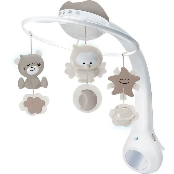 Móvil - INFANTINO - 4915 - Dulces Sueños 3 en 1 - Blanco