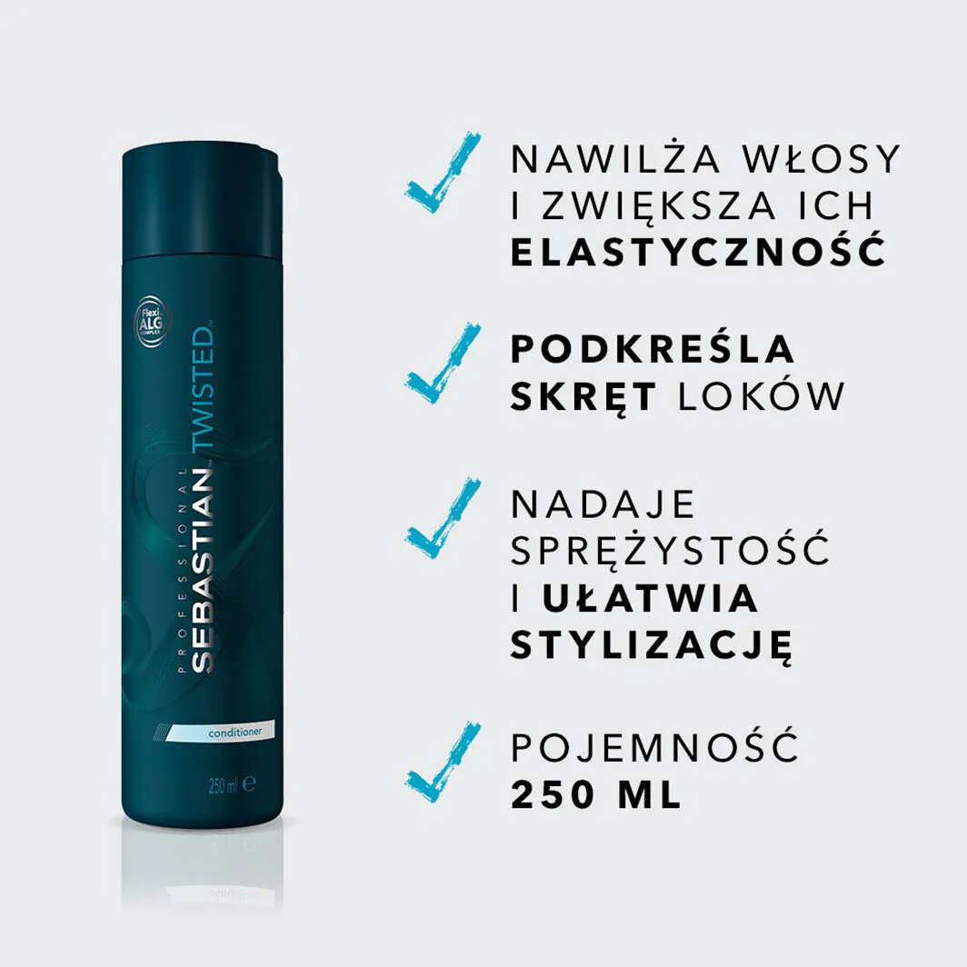 Sebastian Twisted Elastic Odżywka do włosów kręconych 250 ml