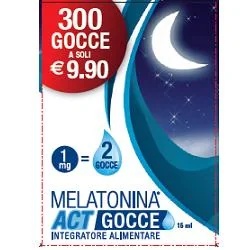 F&F Melatonin ACT Tropfen 15 ml Nahrungsergänzungsmittel für besseren Schlaf