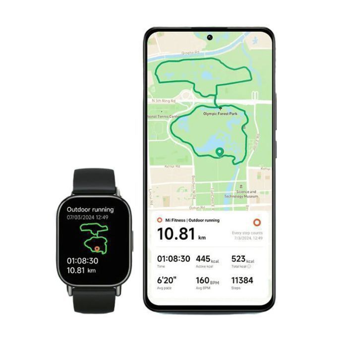 Smartwatch - XIAOMI - Redmi Watch 5 Lite - Tela AMOLED de 1,96