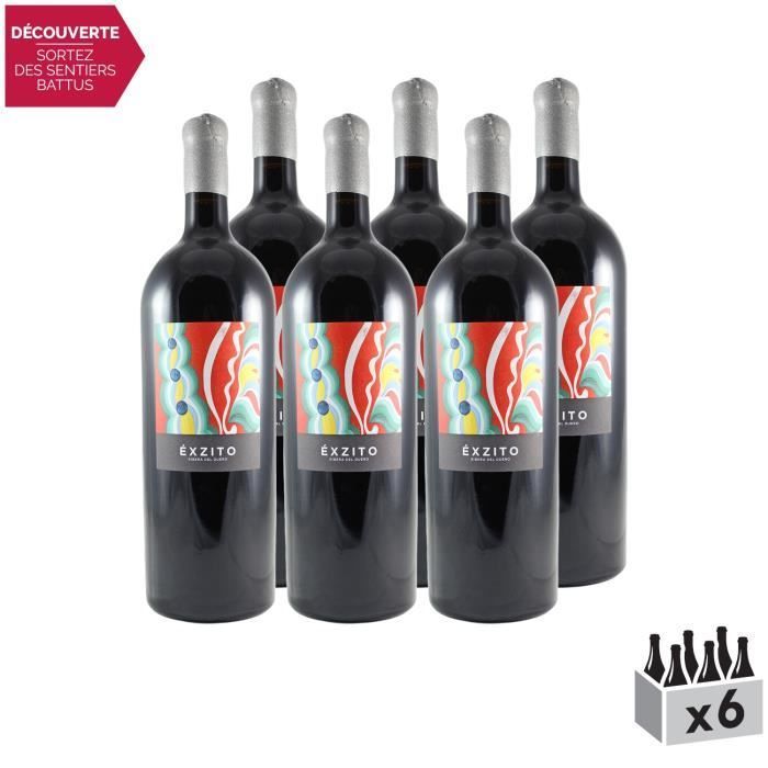 Ribera-Del-Duero Exzito MAGNUM Tinto 2017 - Caja de 6 x 150cl - Pico Cuardo - Vino Tinto AOC - Origen: España - Variedad de Uva: Tempranillo