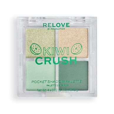Relove Kiwi Crush Pocket Shadow Palette Pitkäkestoinen luomiväripaletti 0.72g 0.72g