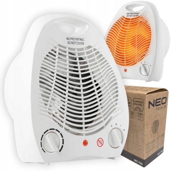 Termowentylator grzejnik elektryczny farelka z dmuchawą 2000W NEO TOOLS