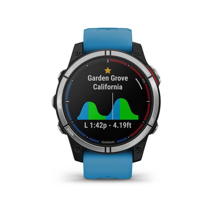 Marine GPS Smartwatch - GARMIN - quatix® 7 - Standard Edition - Blue - Boating