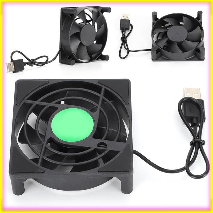 Ventilador de radiador Keenso, ventilador enfriador, máquina de refrigeración USB para router, PC, caja, vídeo, proyector.