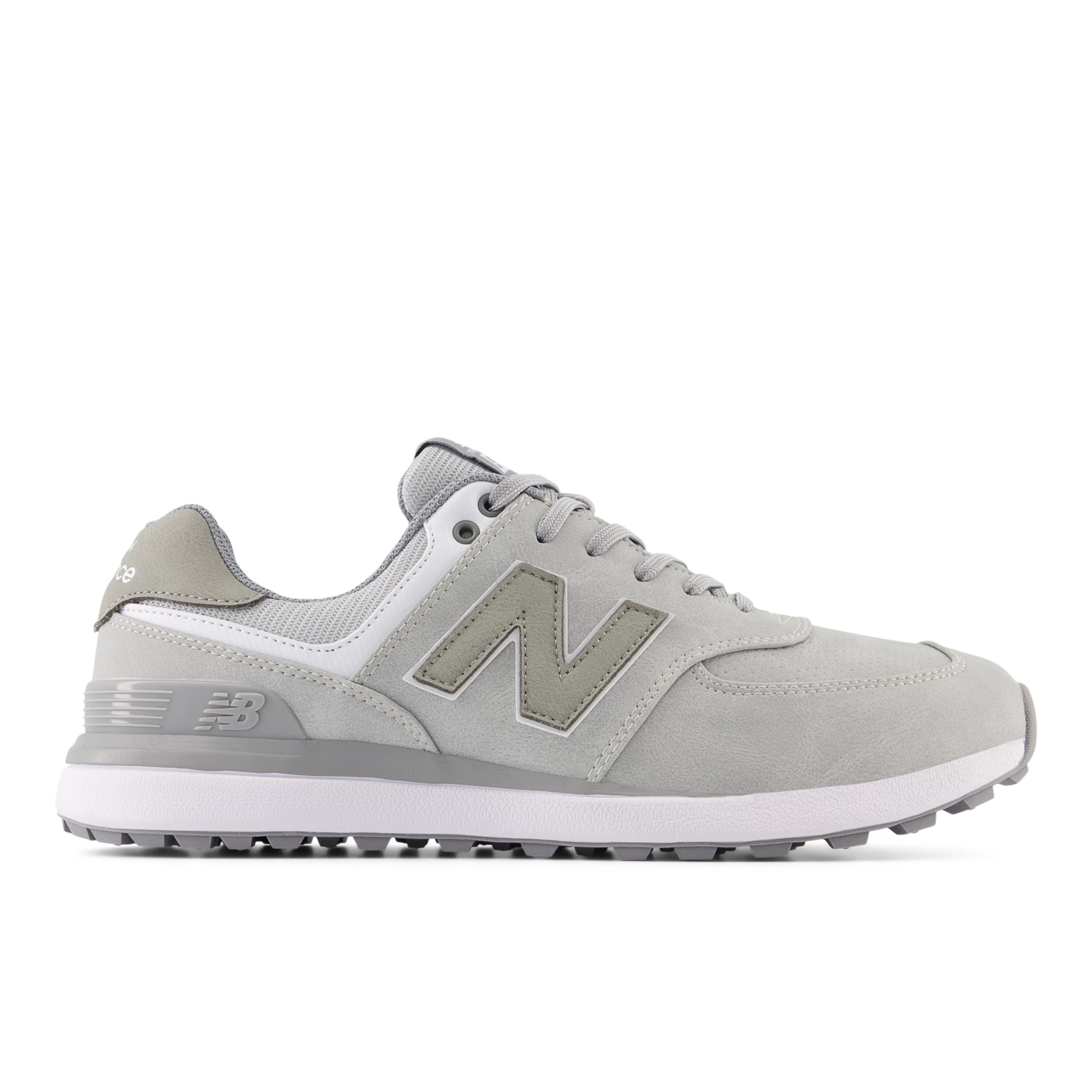 574 Greens v2 Golf Shoes Light Grey with Grey
