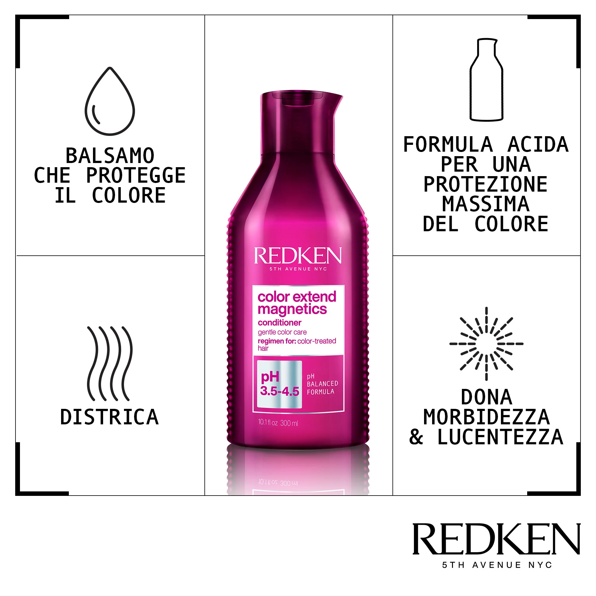 Color Extend Magnetics Conditioner - Balsamo Protezione Colore Capelli