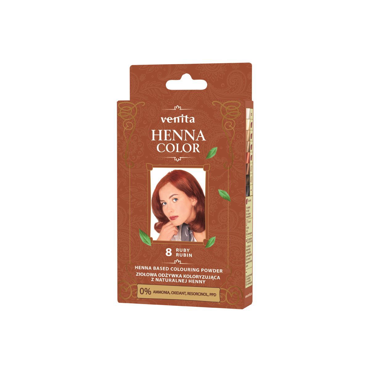 Venita naturlig henna hårfargebalsam Chna 4 30g Hennafarge