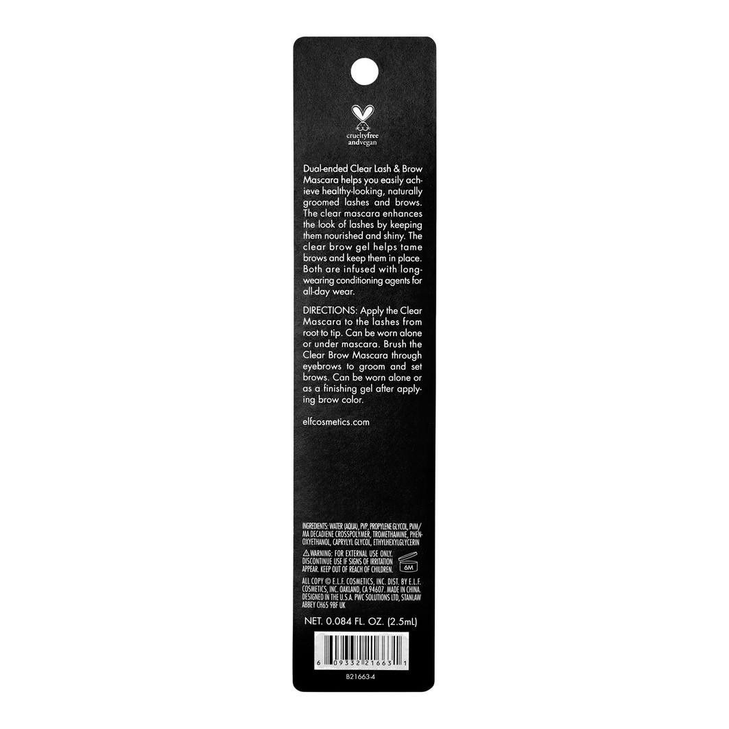 „elf Cosmetics“ blakstienų tušas „Clear Brow & Lash“ – 2,5 ml