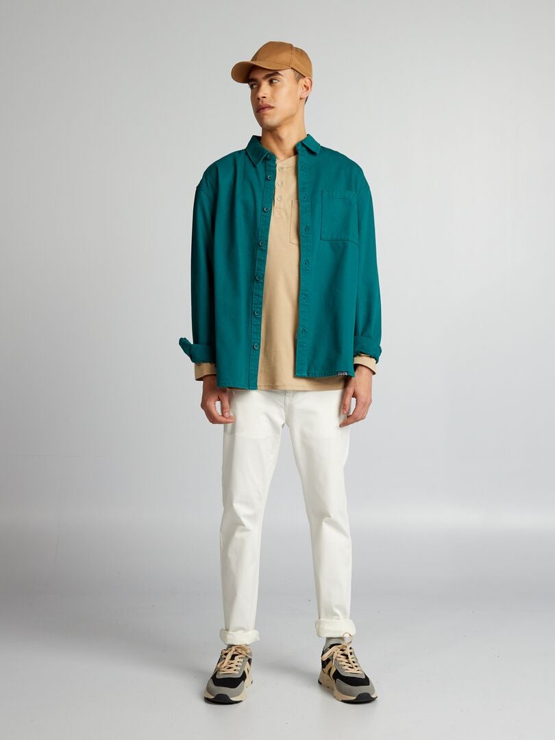 Koszula Twill - ZIELONA