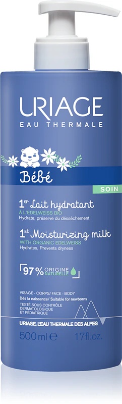 Uriage Bébé 1. vlažilno mleko za dojenčke od rojstva