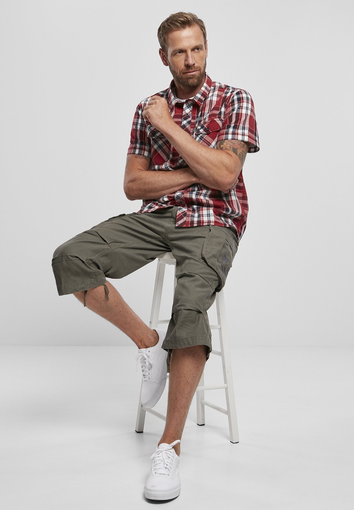 Chemise Brandit ROADSTAR - rouge