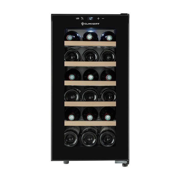 CUVEE18 – Bodega – Climadiff – 18 botellas – 1 zona – 34,5 × 48,5 × 67,0 cm – Clase E – 22 dB