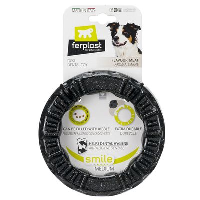 Ferplast Smile chewing ring, black