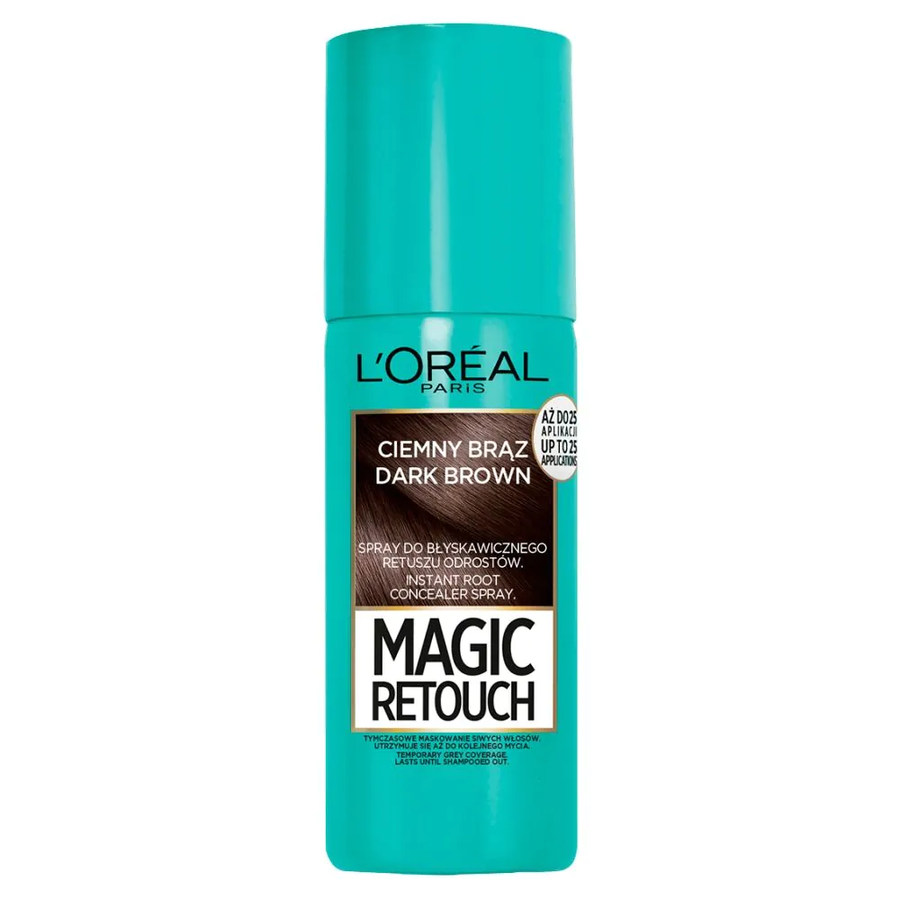Magic Retouch 2 Spray Na Odrosty Ciemny Brąz