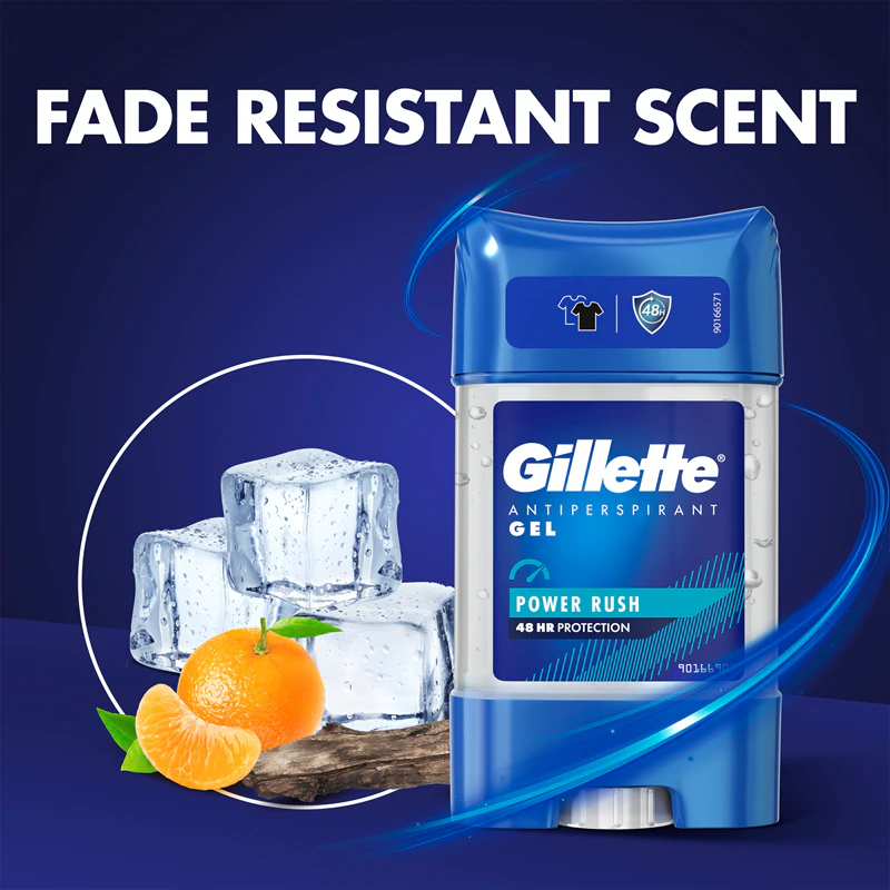 Gillette Sport Power Rush Antitranspirant-Gel