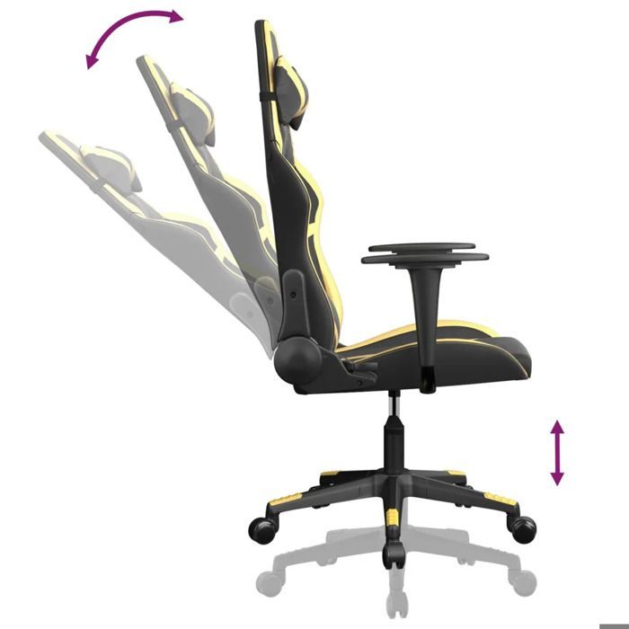 vidaXL Massage Gamingstoel