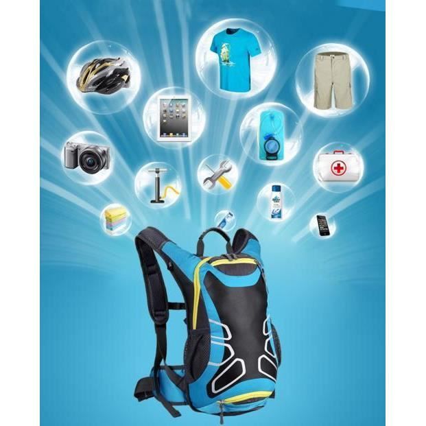 Mochila de ciclismo HOT - Azul - Adulto - Unisex - Camping