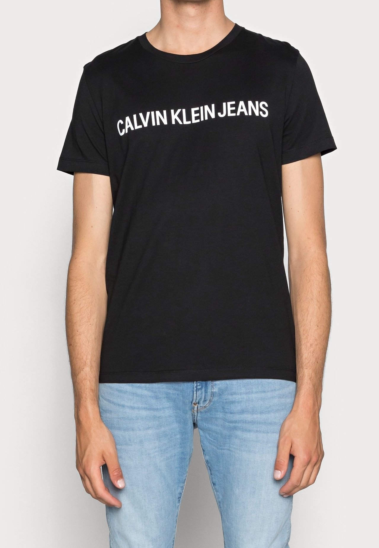 Calvin Klein Jeans T-skjorte med trykk - svart