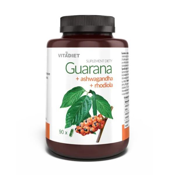Vitadiet Guarana + ašvaganda + rodiola