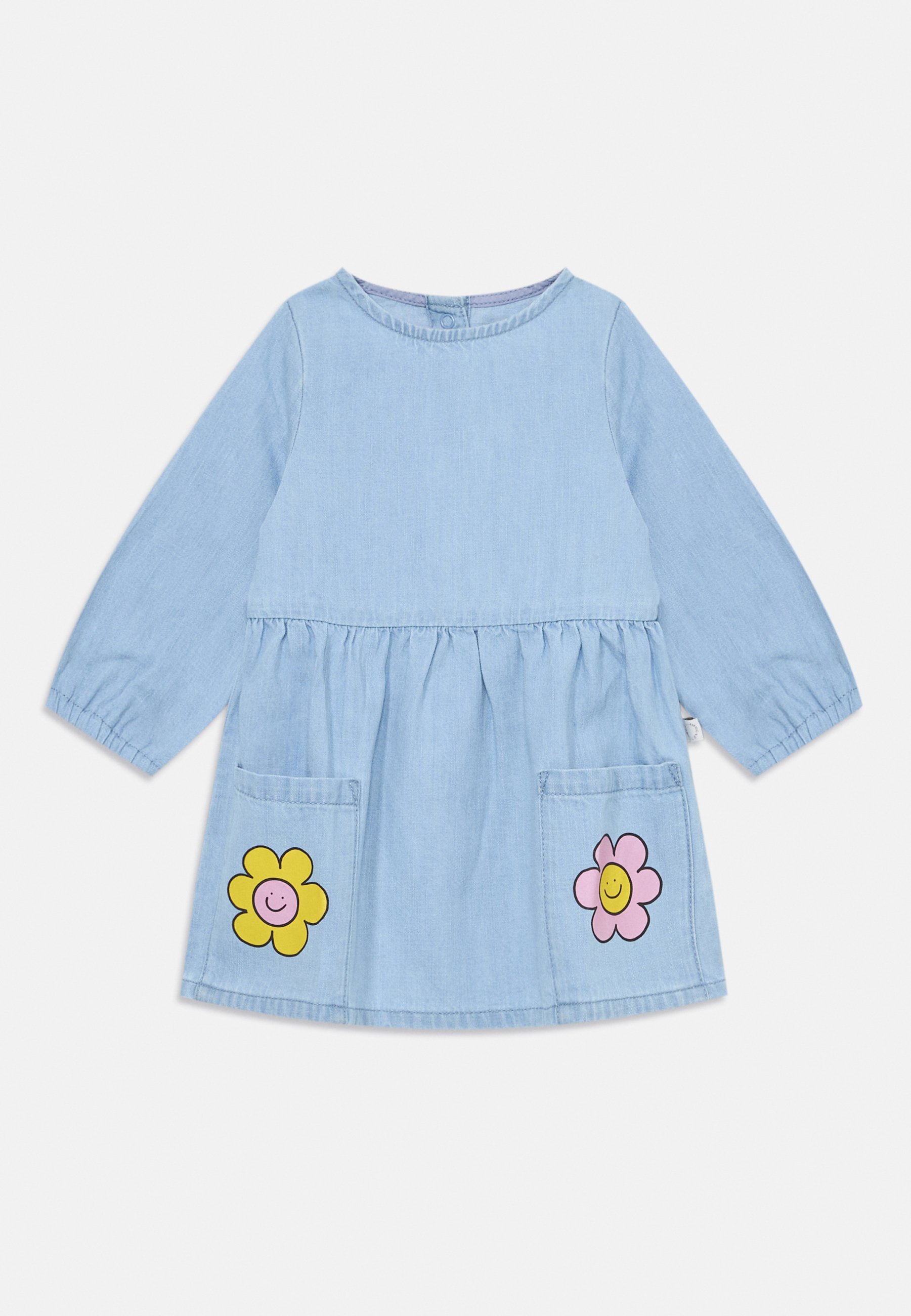 Stella McCartney Kinder-Babykleid – Jeanskleid – azurblau