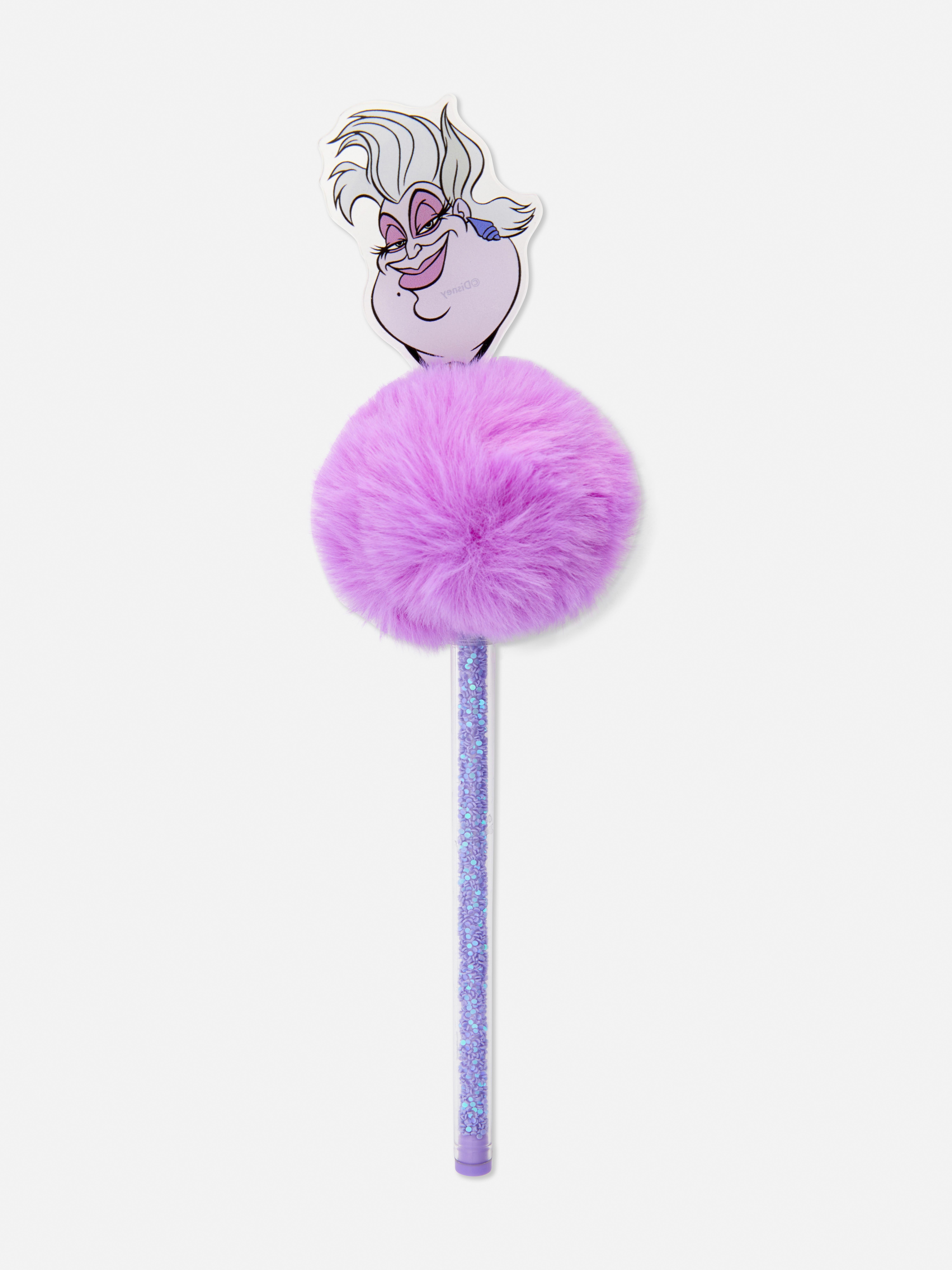 Kynä pompomilla Disney-konnat Hauska kynä Disney-konna-teemalla ja pompomilla päällä