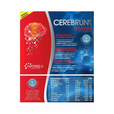 Cerebrum Advance fyysisen ja mielenterveyden lisäravinne, 30 kapselia.