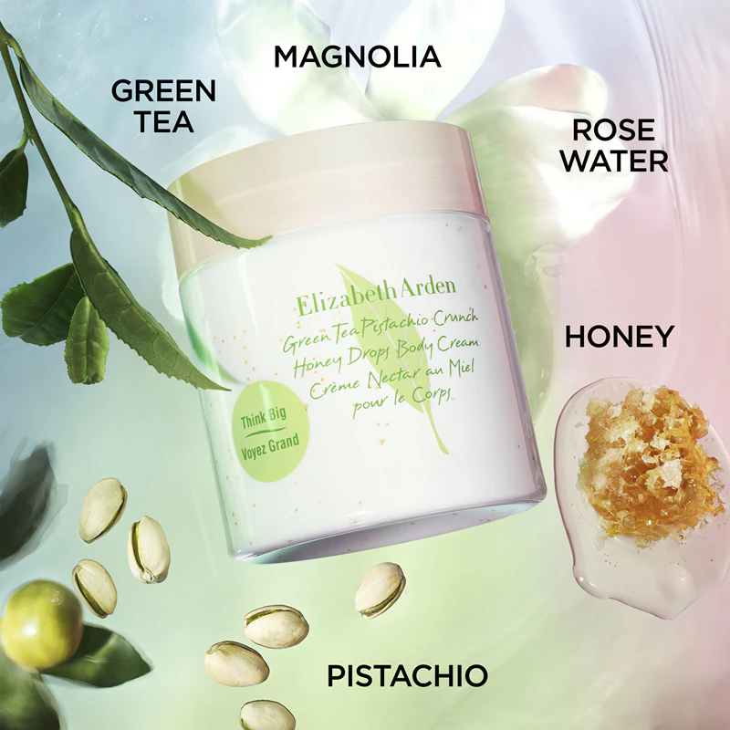 Creme corporal Elizabeth Arden Green Tea Pistachio Crunch para mulheres