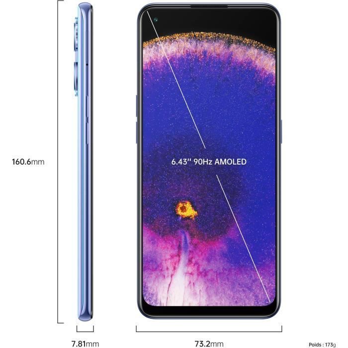 OPPO Find X5 Lite 256GB 5G Azul Estelar