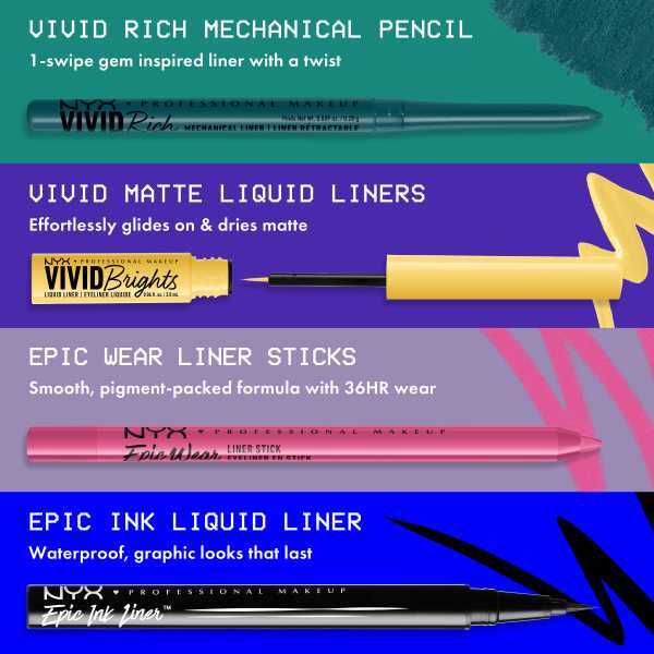 Nyx Professional Makeup Vivid Rich ајлајнер испод месечевог камена