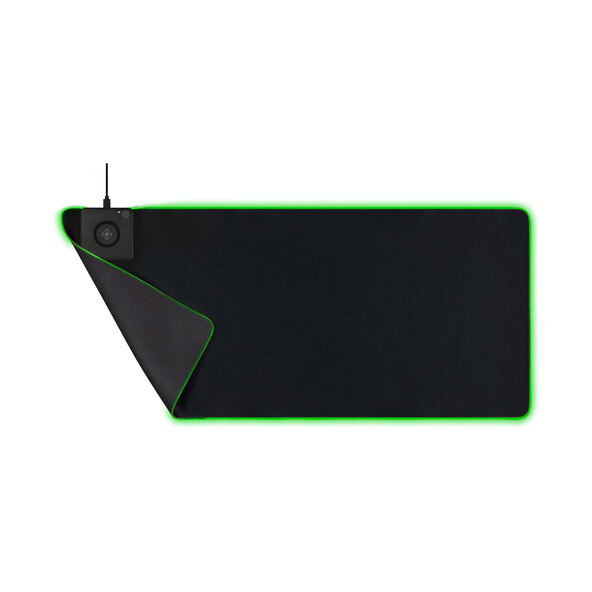 Extra-large gaming mousepad with Qi charging function