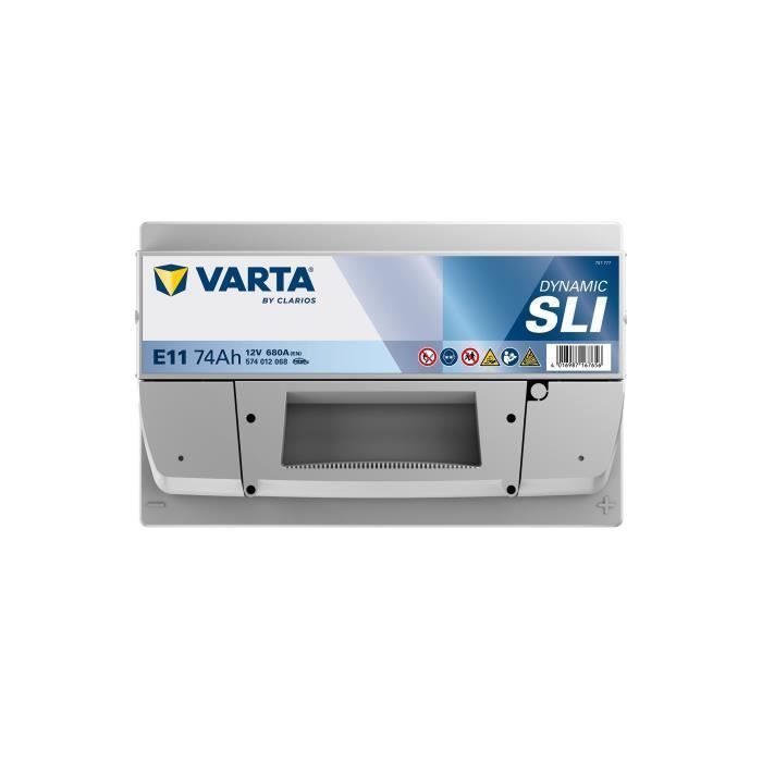 VARTA E11 Autobatterie (+ rechts) 12V 74AH 680A