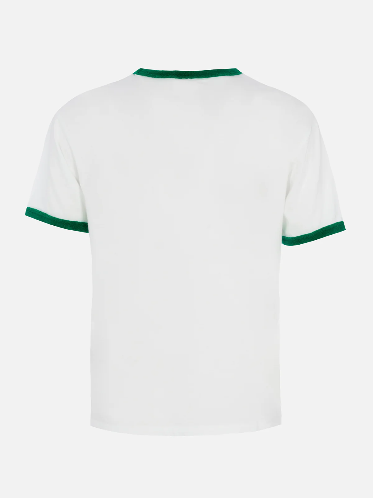 Dames Emilie katoenen jersey T-shirt met ronde hals en details in