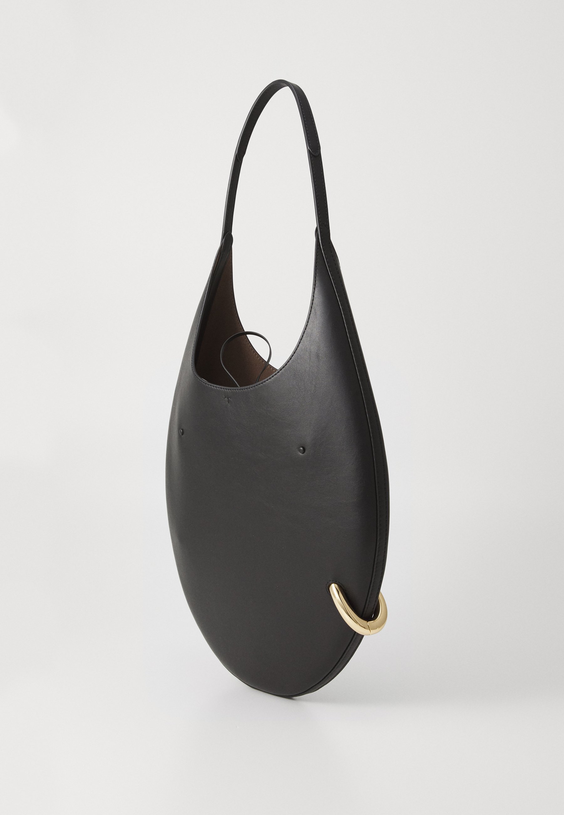 Tory Burch PIERCED BAG - Handtas - zwart/goudkleurig