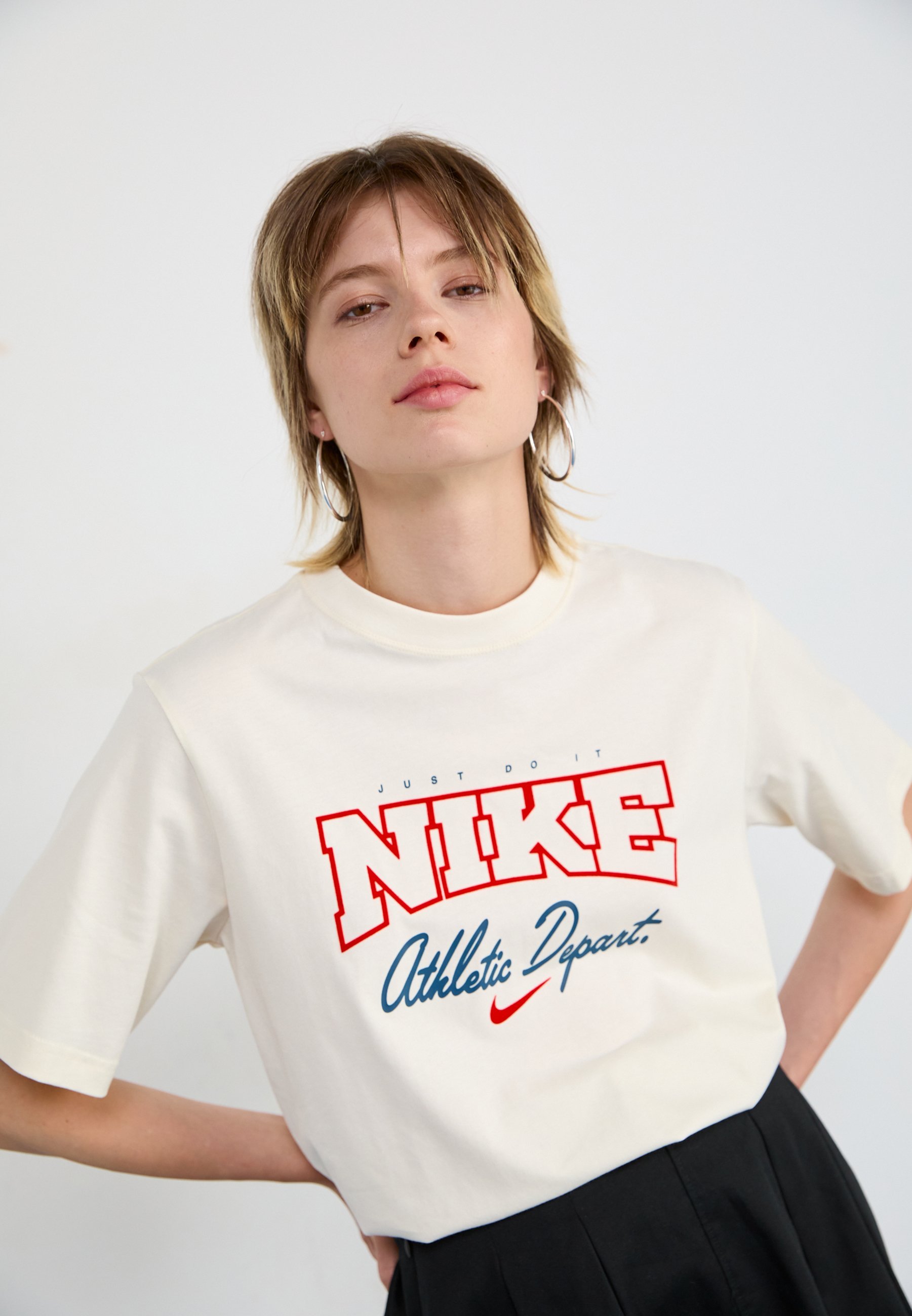 T-shirt Nike Sportswear imprimé - ivoire clair