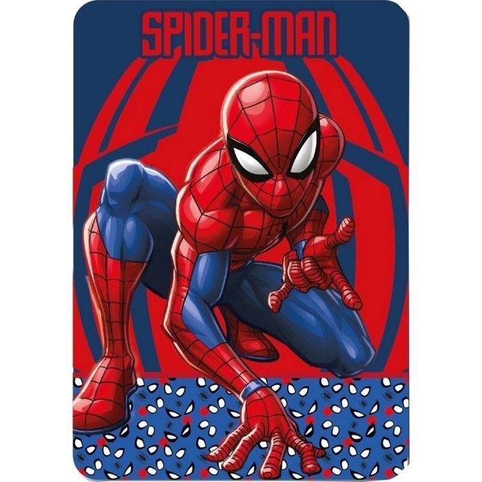 SPIDERMAN-SPIDER-MAN-MARVEL-DISNEY-PLATAFORMA-MANTA DE LANA 100X140 CM.
