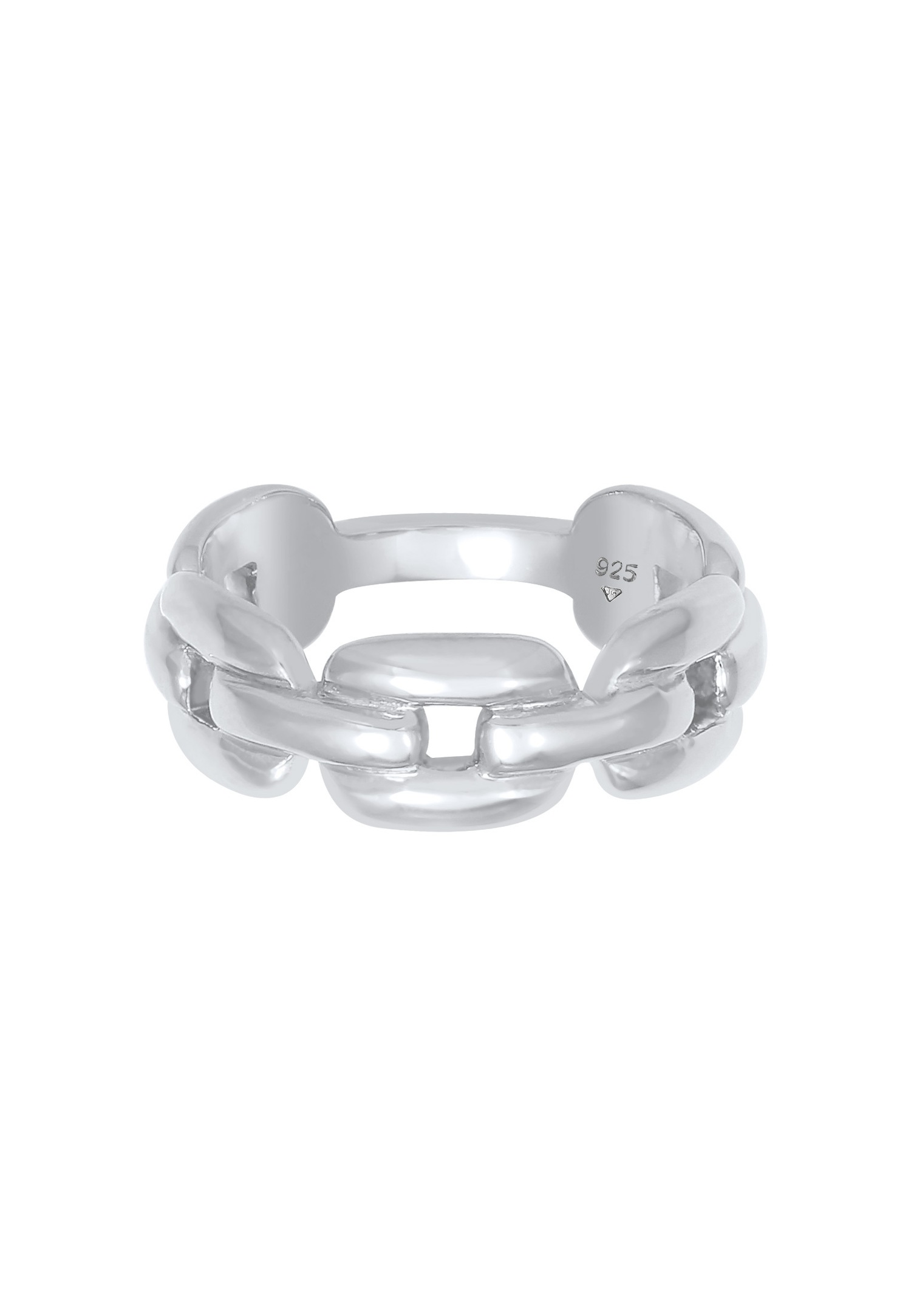 Elli Glieder Oval Chain Look 925 Silber