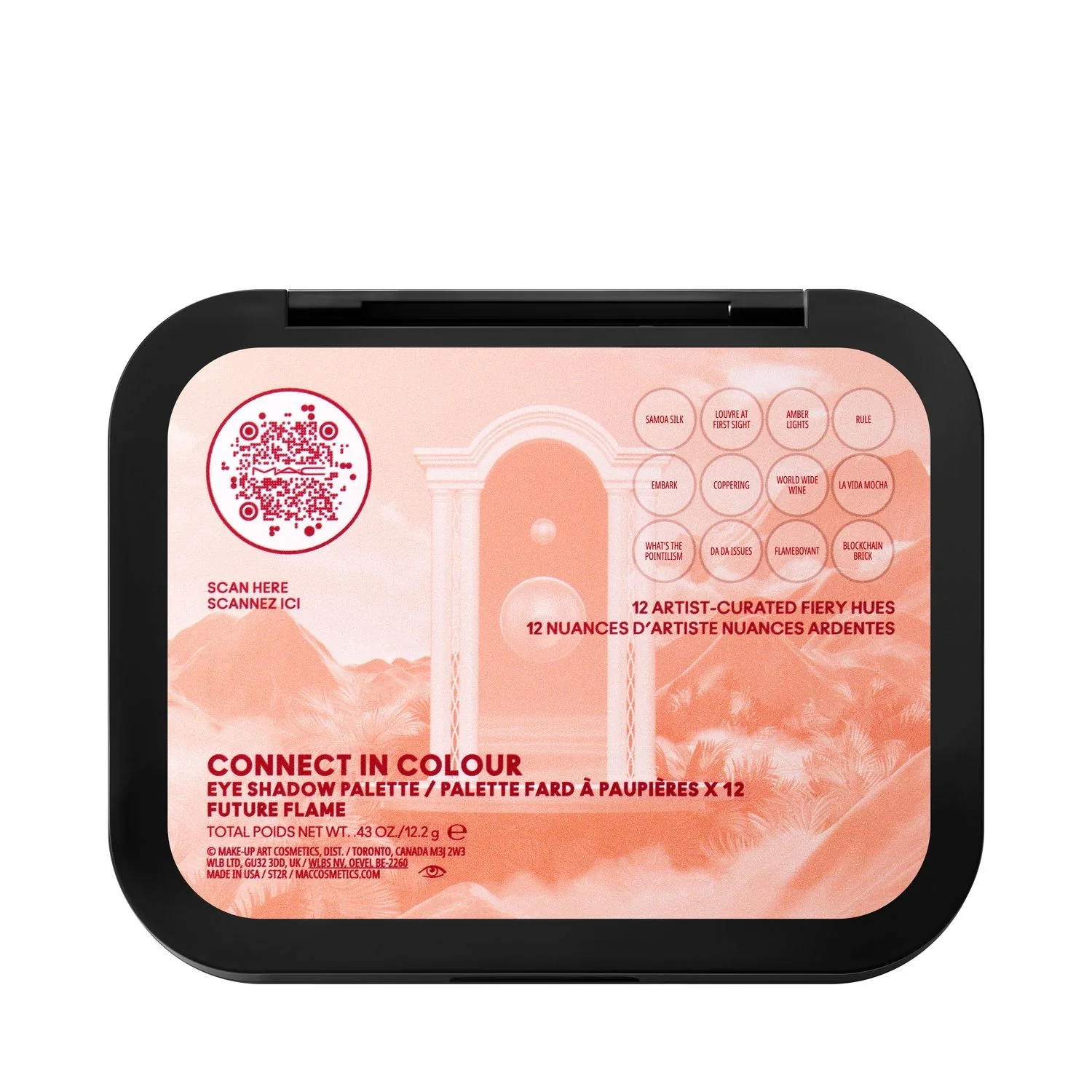Ombretti Connect In Colour Eye Shadow Palette: Future Flame - Palette occhi, Ombretto compatto