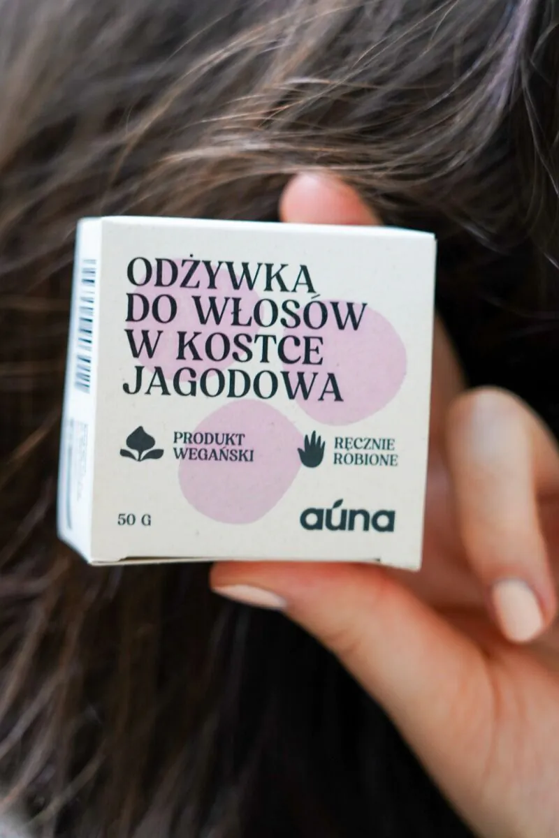 Auna Jagodowa Odżywka do włosów Emolientowa w Kostce