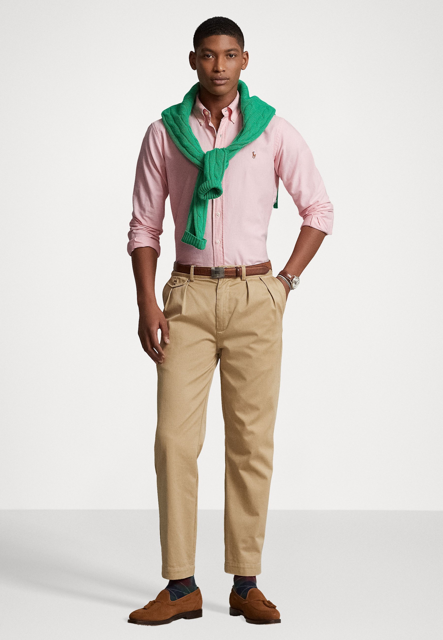 Camicia Oxford slim fit Polo Ralph Lauren - rosa