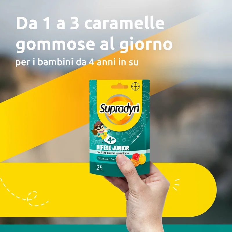 SUPRADYN Supradyn Junior Defenses Supplement 25 gummies voor kinderen