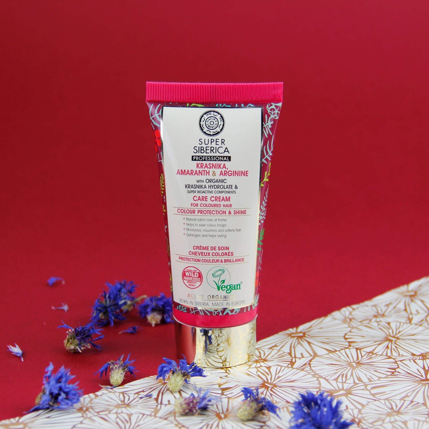 Natura Siberica Crème de soin Kraniska et Amarante cheveux colorés