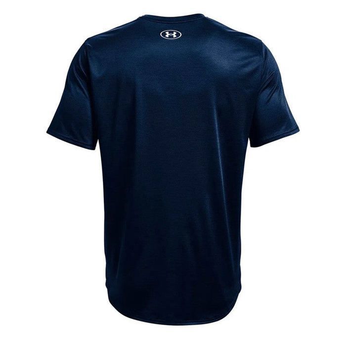 Camiseta Fitness - UNDER ARMOUR - TRAINING VENT GRAPHIC - Azul Marinho - Manga Curta - Respirável