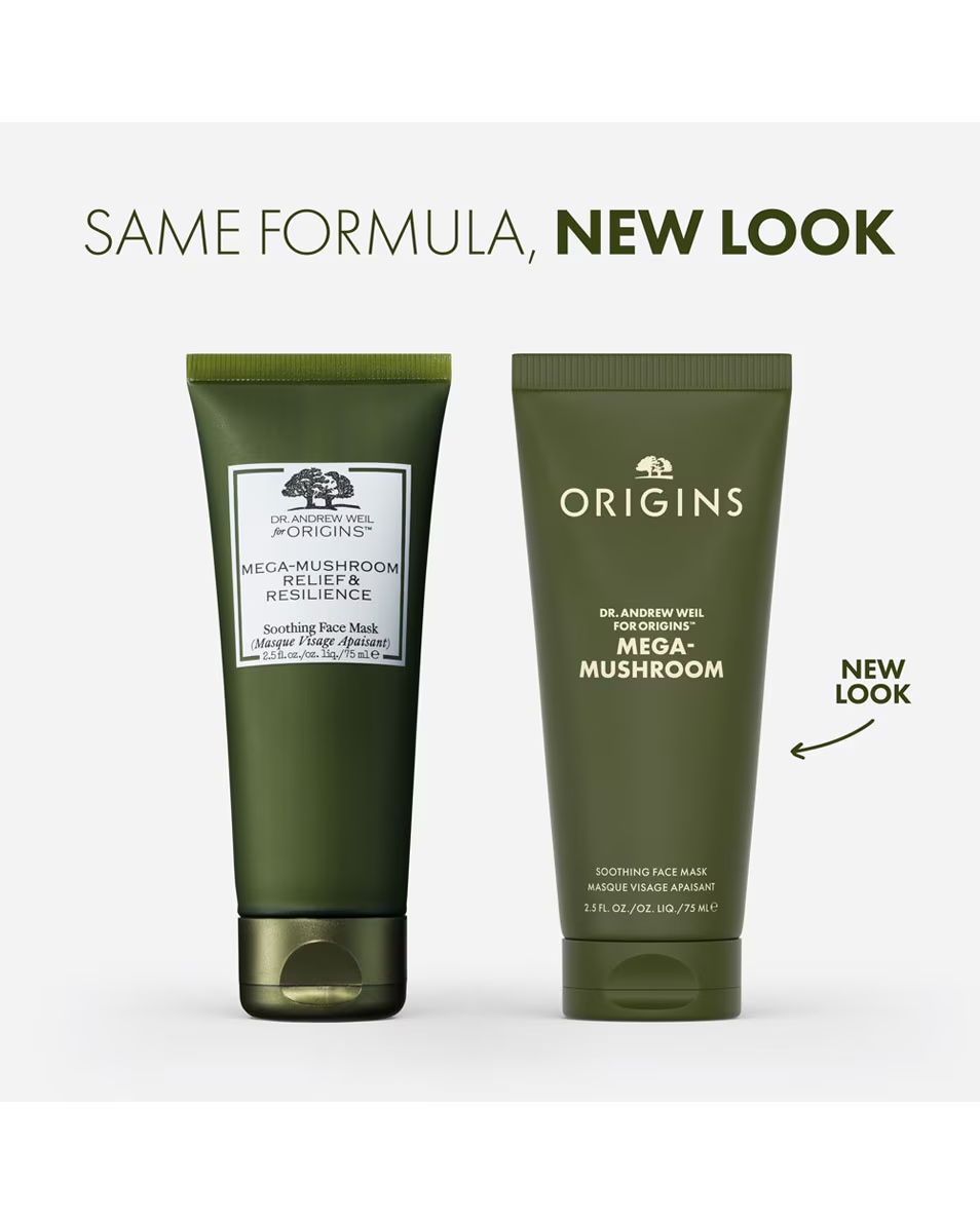 ORIGINS DR. ANDREW WEIL ΓΙΑ ORIGINS™ MEGA-MUSHROOM RELIEF & RESILIENCE ΚΑΤΑΠΡΑΫΝΤΙΚΗ ΜΑΣΚΑ ΠΡΟΣΩΠΟΥ ΓΙΑ ΑΝΑΚΟΥΦΙΣΗ & ΑΝΘΕΚΤΙΚΟΤΗΤΑ