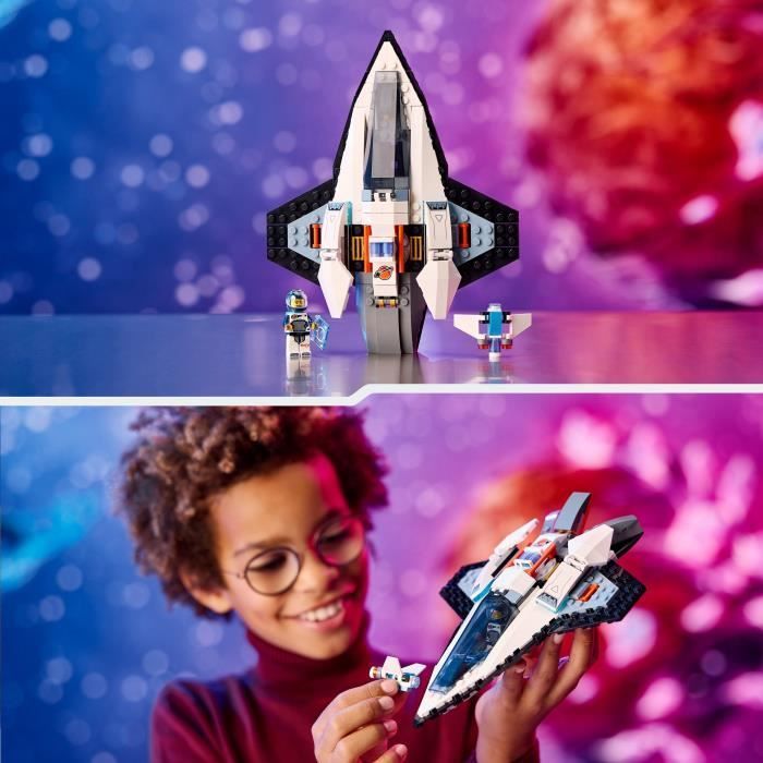 LEGO® 60430 City Le Vaisseau Interstellaire, Jouet sur l'Espace, Cadeau Enfants Dès 6 Ans, Jeu Créatif avec Minifigurines