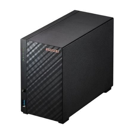 Servidor NAS - ASUSTOR - AS1202T - 2 baias - 1 GB DDR4