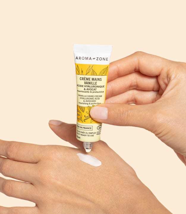 Handcreme mit Hyaluronsäure und Bio-Avocado – Vanille