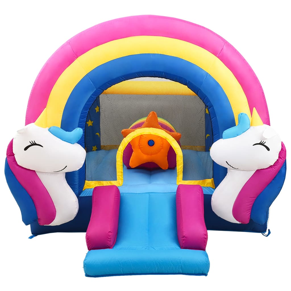 Happy Hop Unicorn Inflatable Castle 335 x 265 x 215 cm