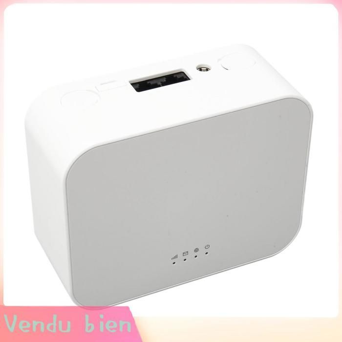 Garosa 4G LTE WiFi-router met simkaartsleuf, 2,4G/5G, dubbele antennepoorten, WAN/LAN-poort, computerpoort, EU-stekker.